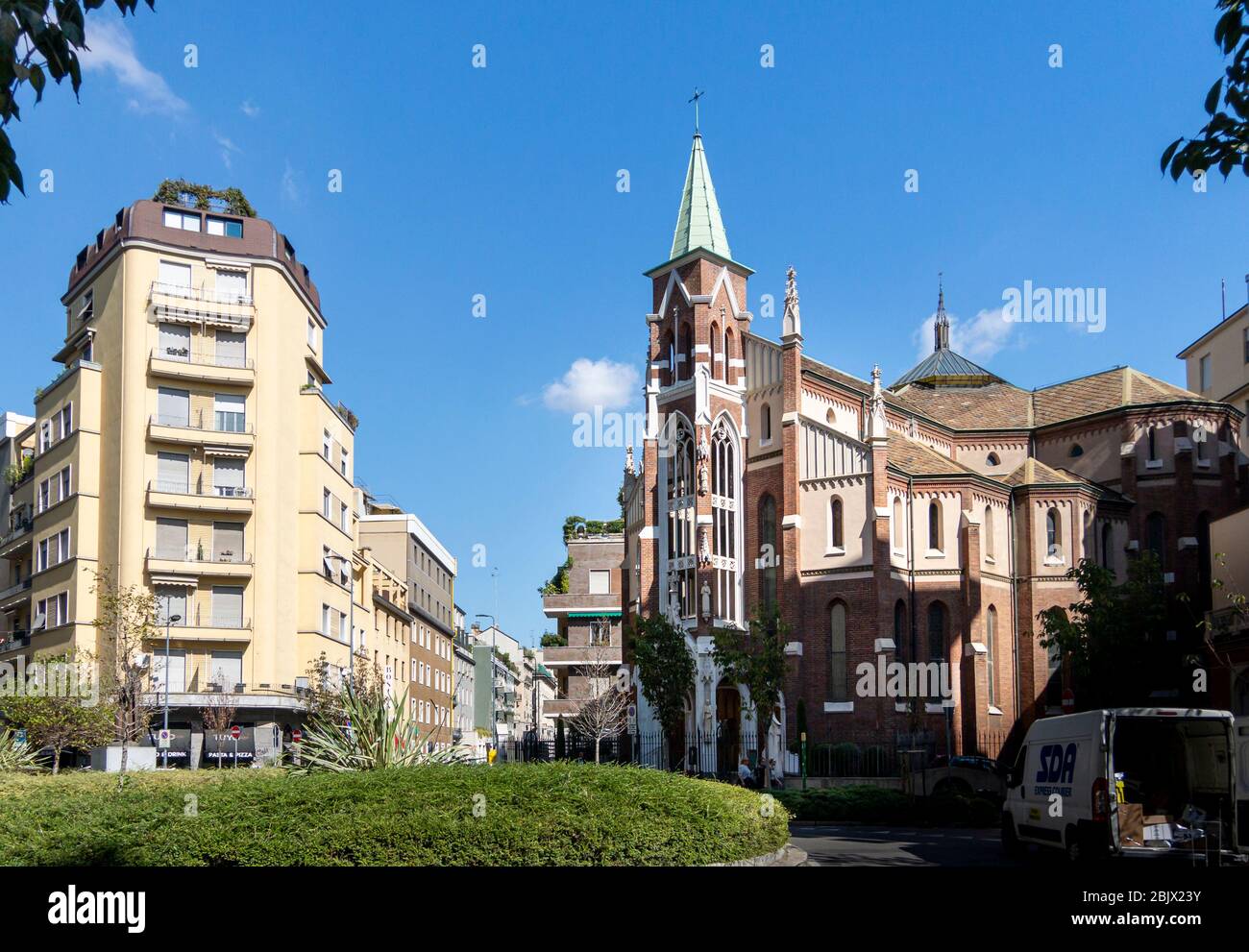 Santuario di San Camillo De Lellis church in the city of Milan, Italy