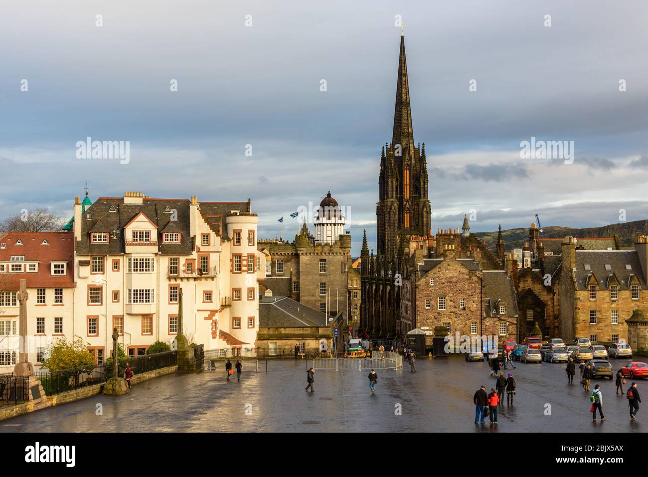 The Edinburgh Castle Esplanade Stock Photo - Alamy