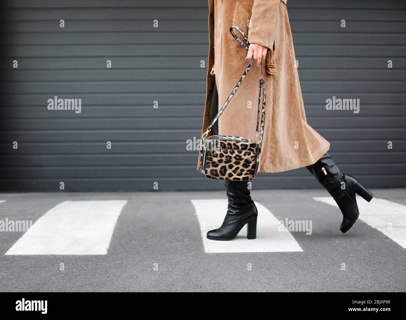 black and gray leopard print shoes