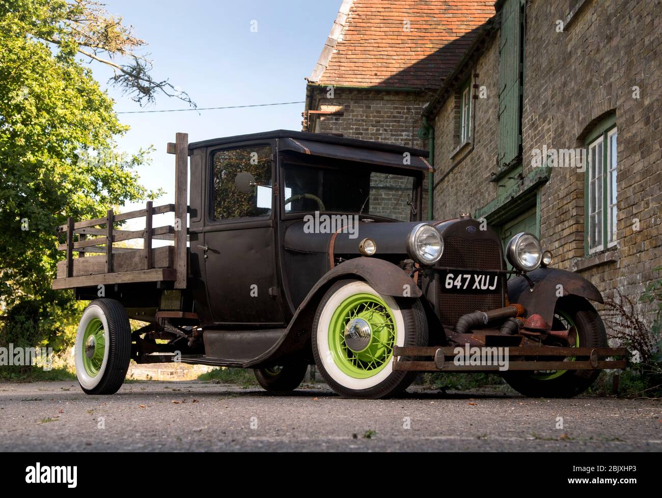 Z Scale 1929 Black Ford Coal Truck 
