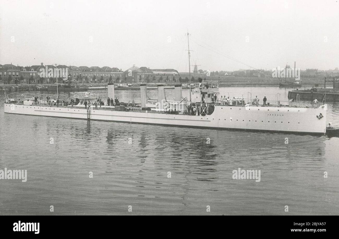 HNLMS Jakhals Vlissingen 1912 Stock Photo Alamy