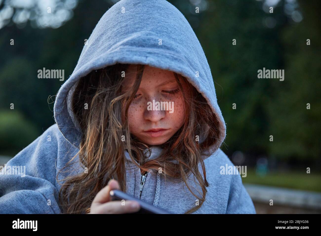 Girl in hoodie hires stock photography and images Alamy