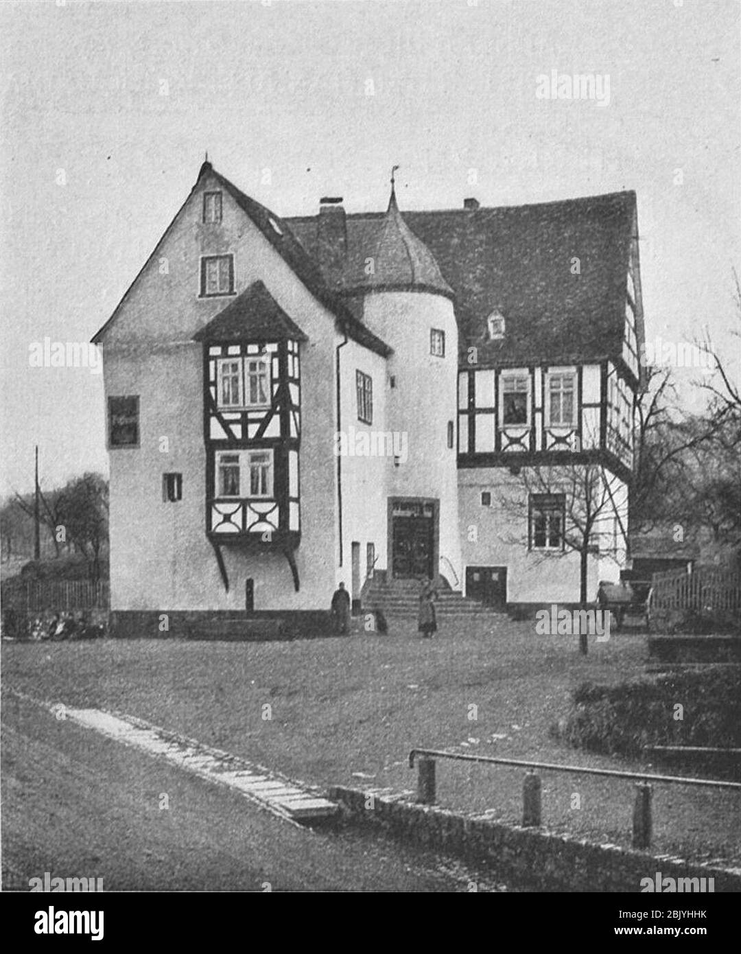 Hofhaus Langendernbach 1921. Stock Photo
