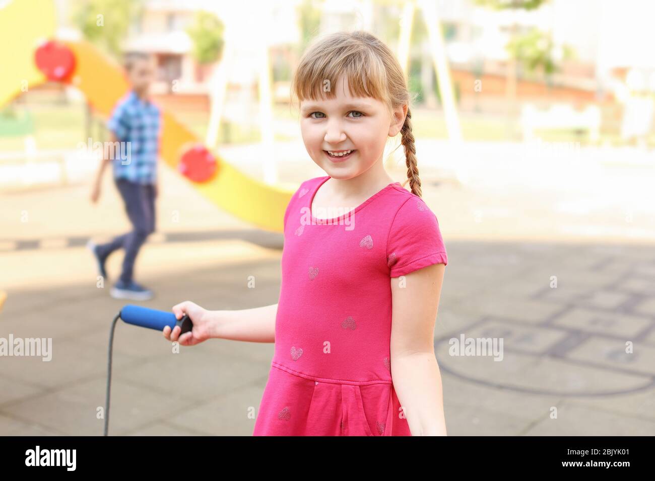 Little Girl Jumping Rope High Resolution Stock Photography and Images ...