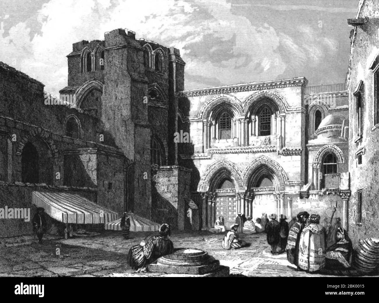 Holy Sepulchre, Illustration for La TerreSainte et les lieux illustrés