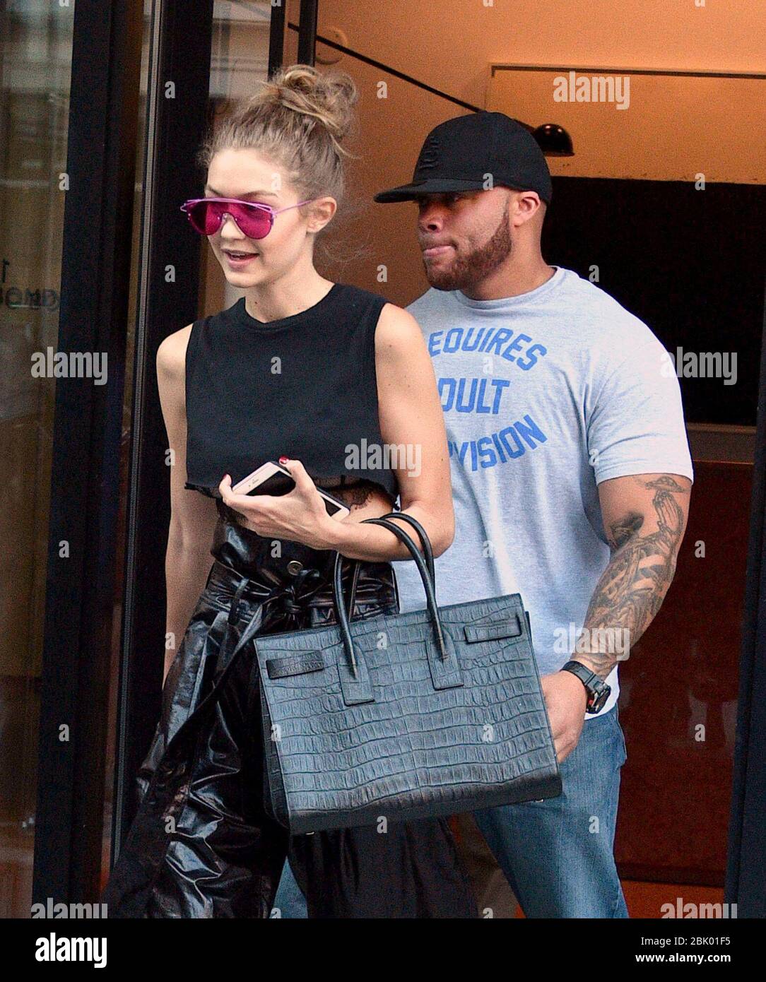 Model gigi hadid leaves her east village apartment hi-res stock photography  and images - Alamy