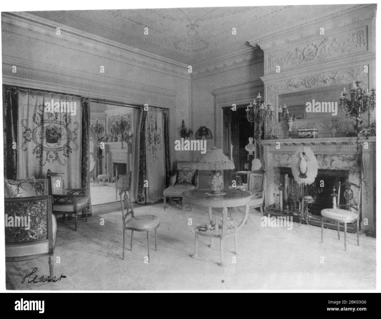 Home of Phoebe Apperson Hearst (widow of Hearst) at 1400 New