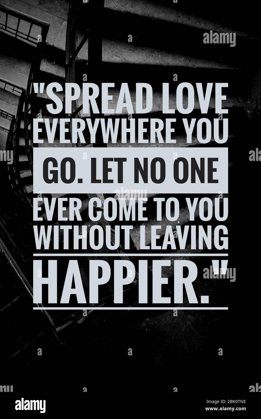 Inspirational Quote - Spread love everywhere you go | Art Board Print