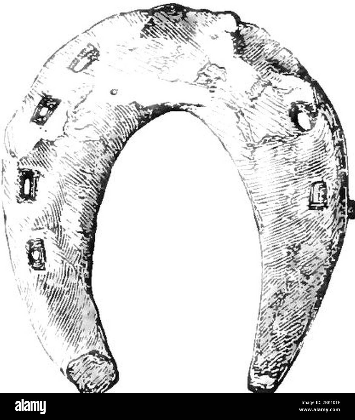 Vintage horse shoes Black and White Stock Photos & Images Alamy