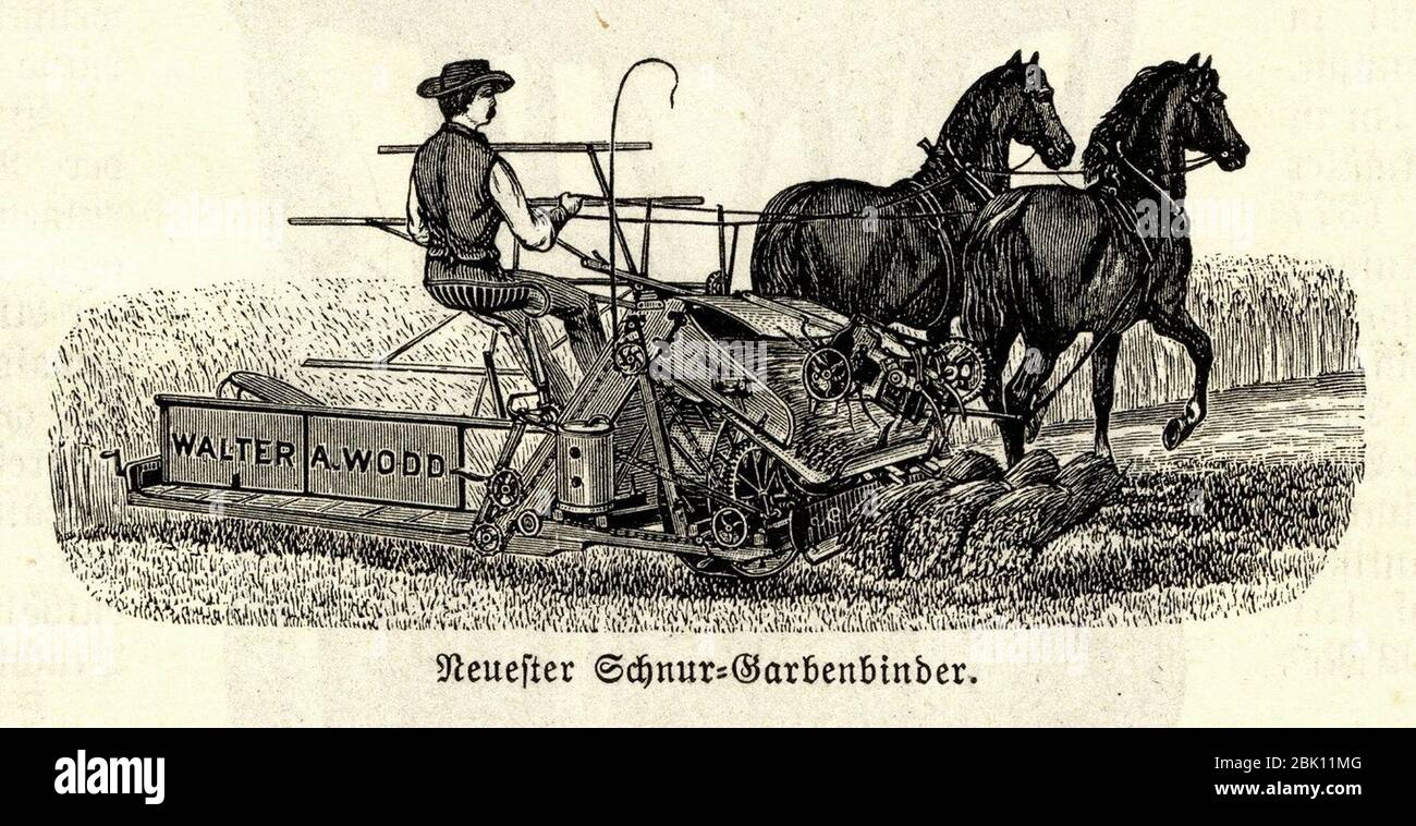 Reaper and binder hires stock photography and images Alamy