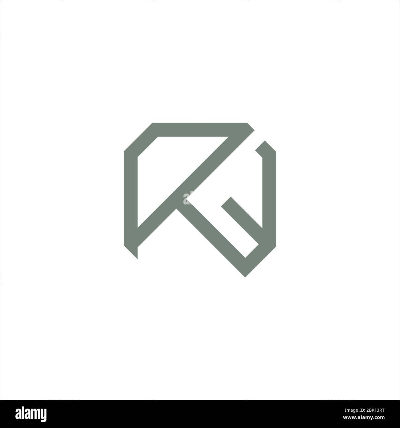 Initial letter wr logo or rw logo vector design template Stock Vector