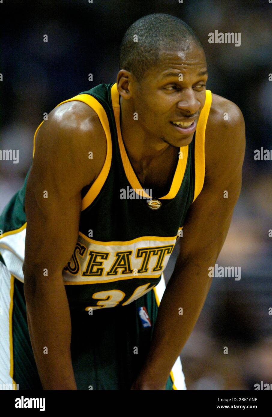 Los Angeles, United States. 28th Jan, 2004. Ray Allen of the