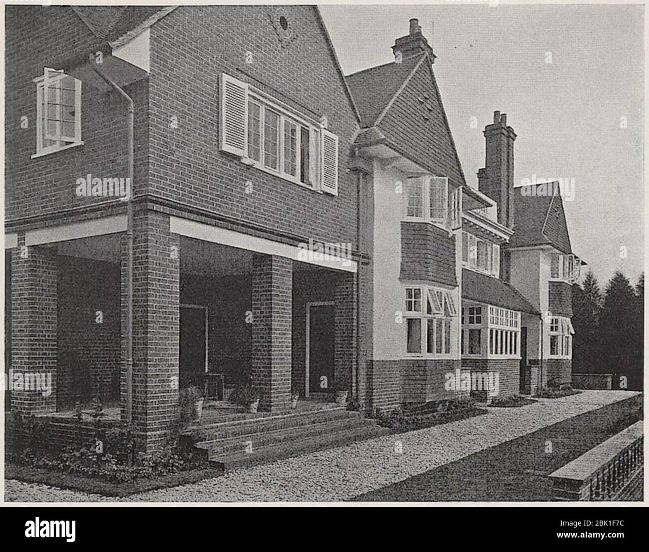 House at Walton Heath Stock Photo Alamy