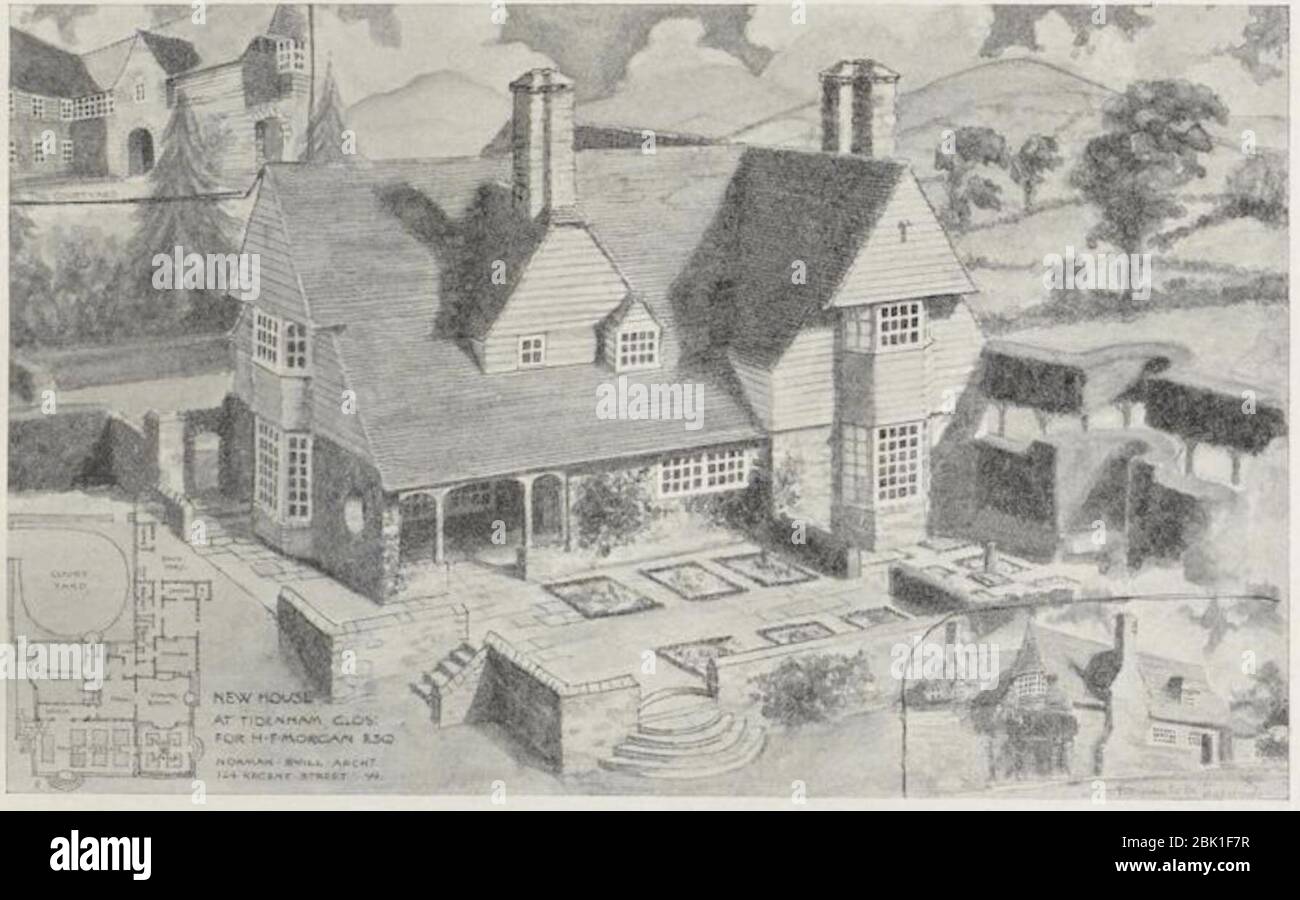 House at Tidenham Stock Photo Alamy