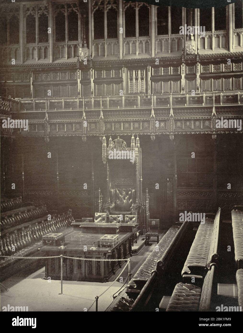 House of Commons. Speaker's Chair Stock Photo Alamy