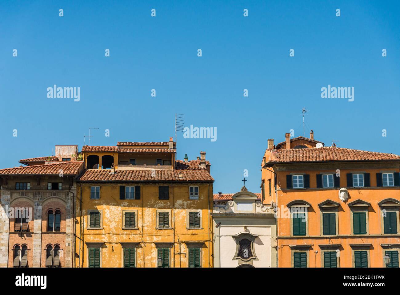 Many traditional colorful ancient Italian architecture houses Stock ...