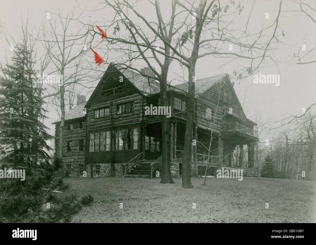 House, Highland Park, Illinois, early 20th century Stock Photo - Alamy
