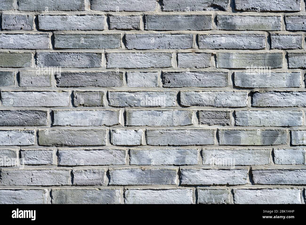Background From A New Gray Brick Wall Stock Photo Alamy
