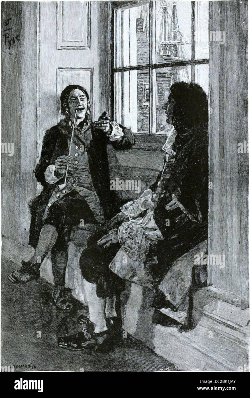 Howard pyle's book of pirates hi-res stock photography and images - Alamy