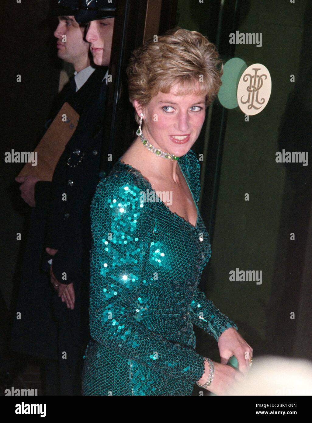 LONDON, UK. December 4, 1990: Diana, Princess Of Wales , at the 