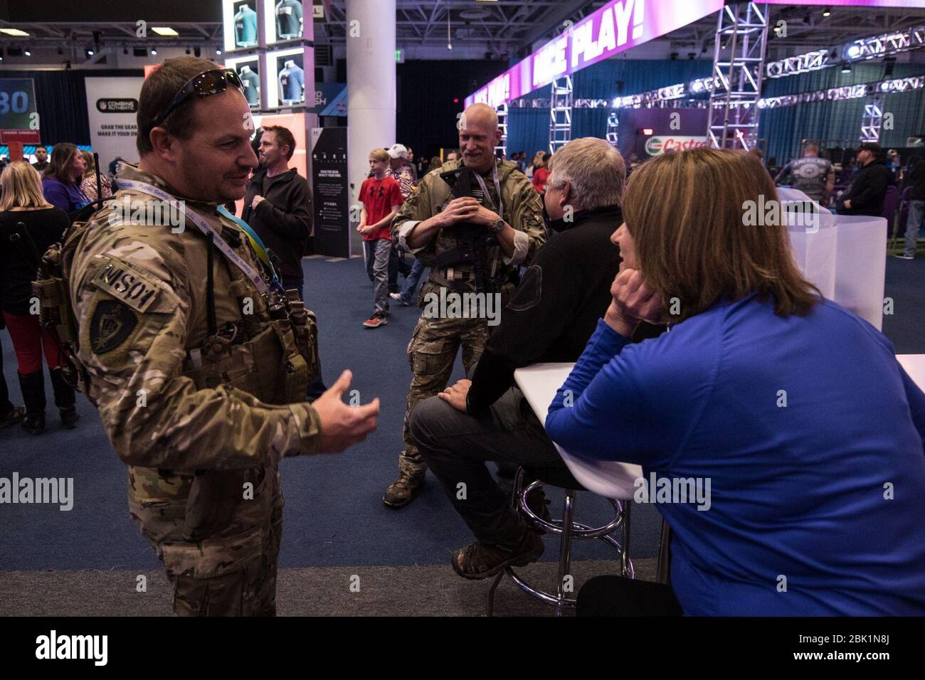 Hsi Srt Security At The Minneapolis Convention Center Stock Photo Alamy