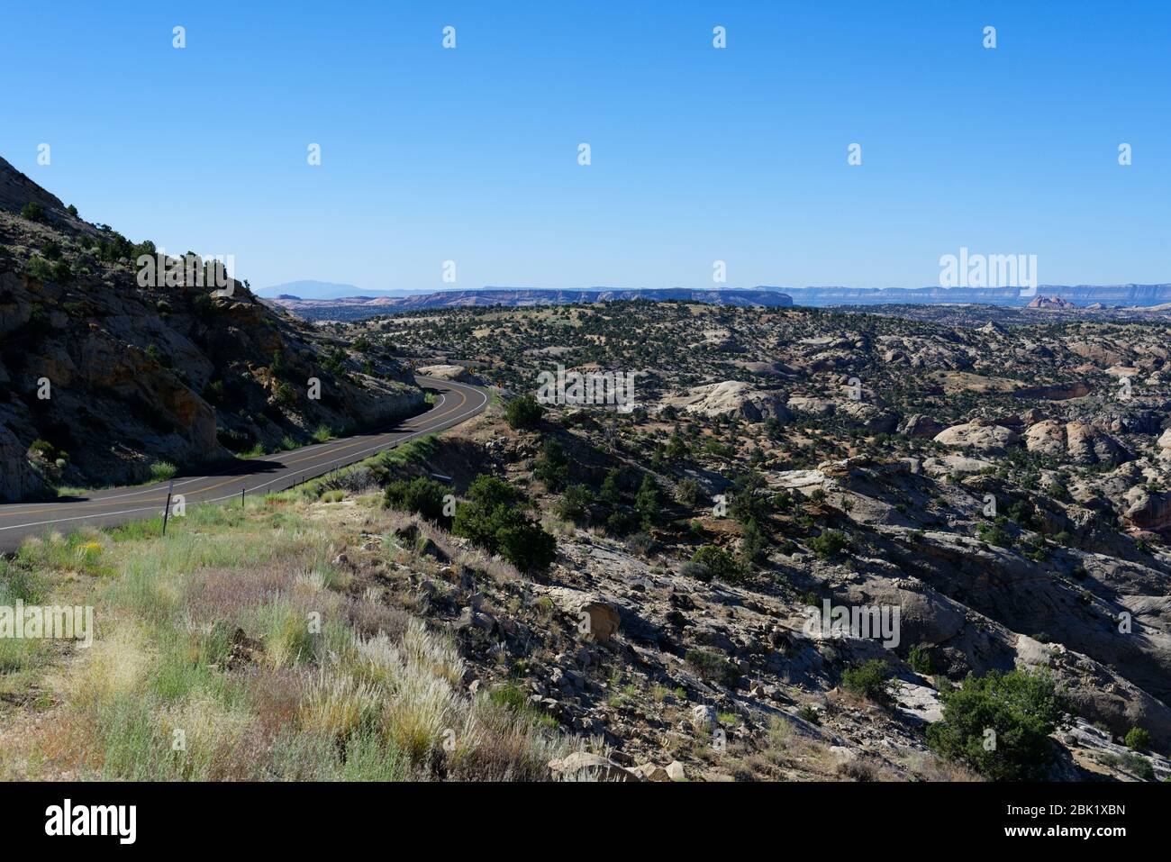Utah Scenic Route 12 near Calf Creek, Utah Stock Photo Alamy