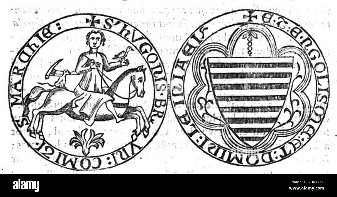 Hugh XIII of Lusignan Stock Photo Alamy