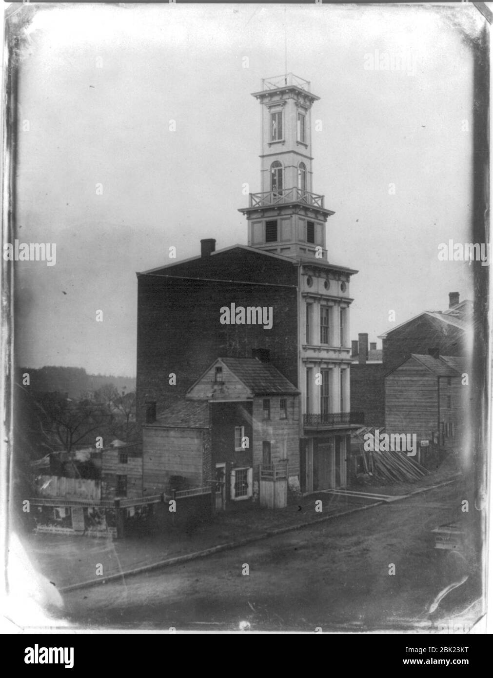 Humane Engine House (50 years ago). Norristown, Pennsylvania Stock