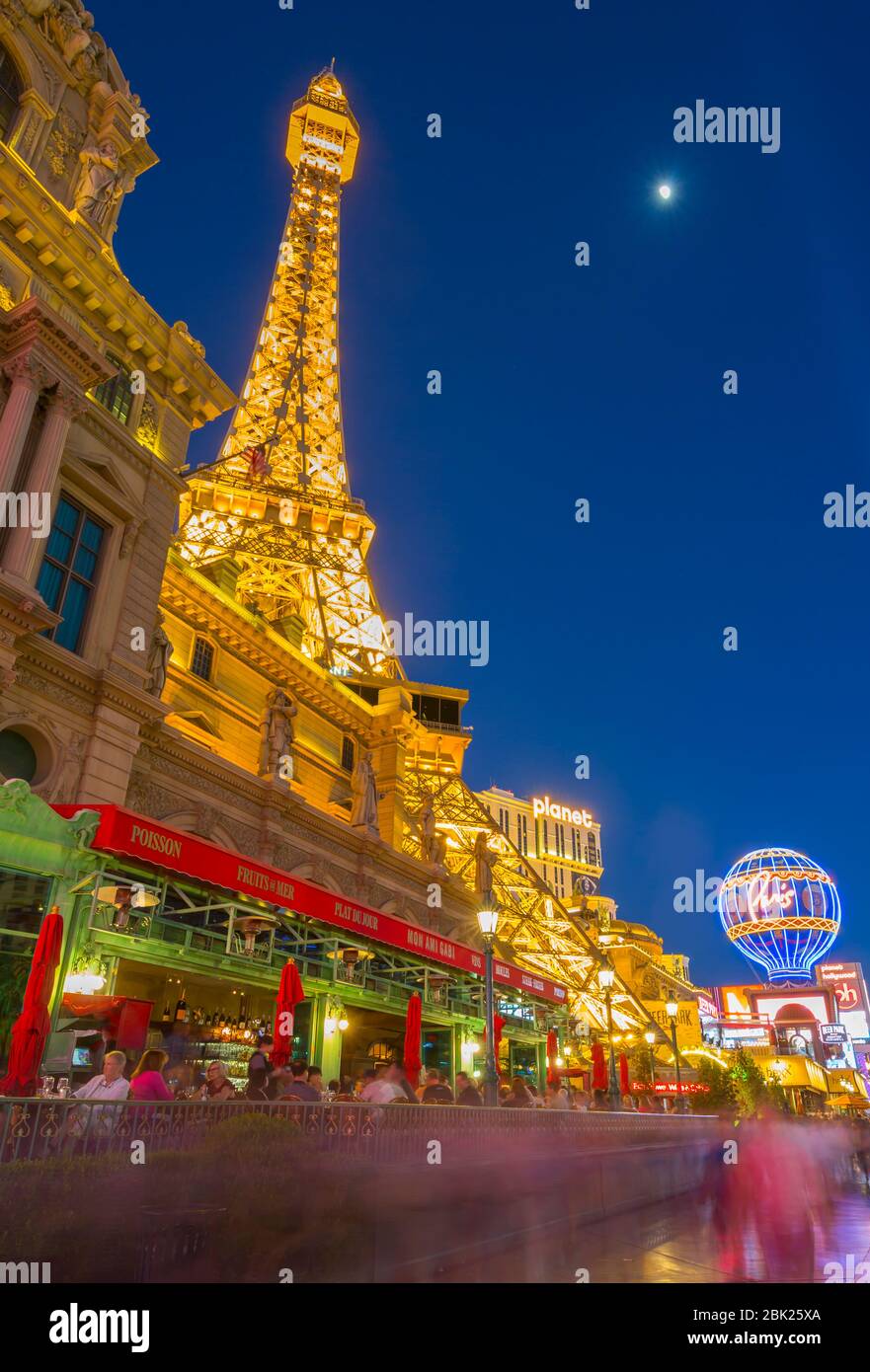 Paris Hotel with mini Eiffel Tower, The Strip (Las Vegas Boulevard), Las  Vegas, Nevada, USA, North America Stock Photo - Alamy