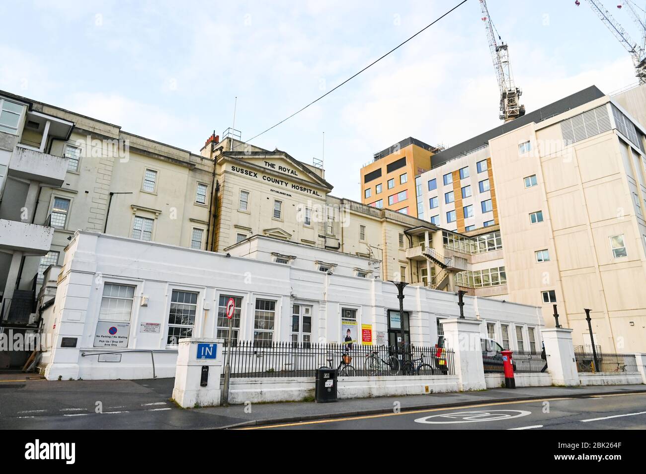 The NHS Royal County Sussex Hospital RSCH in Brighton UK Stock Photo
