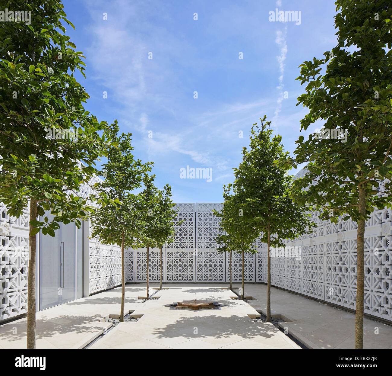 Rooftop garden. Aga Khan Centre Kings Cross, London, United Kingdom