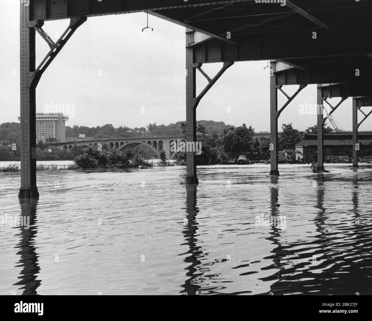 Hurricane agnes k street 76f365f1b4bce46a18f00f3d65611811. Stock Photo