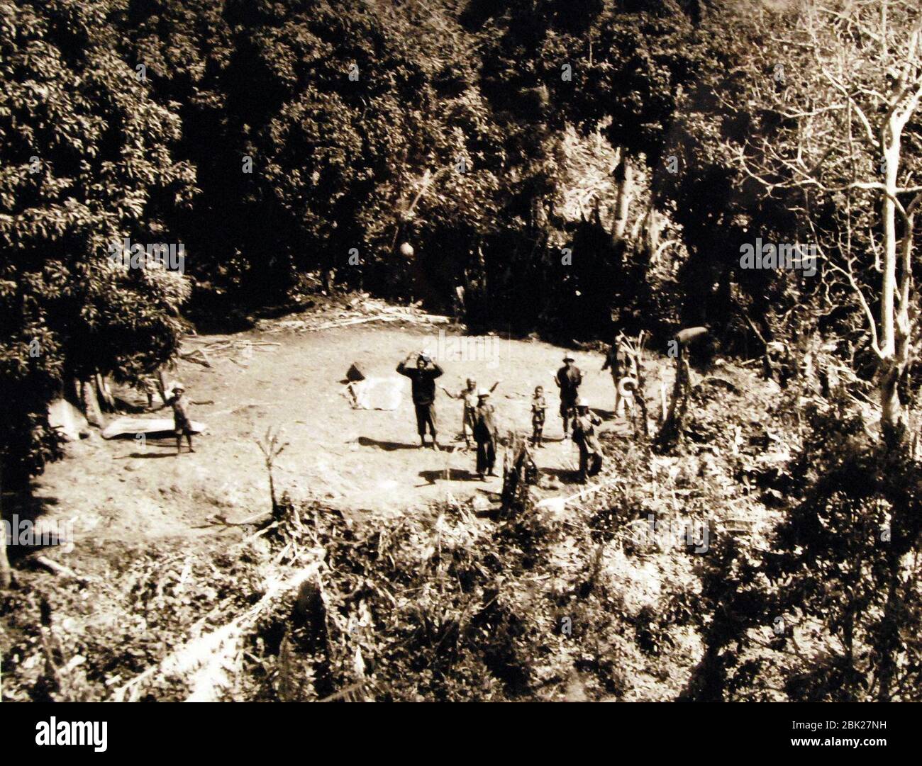 Hurricane Flora 1963 Haiti rescue operations. Stock Photo