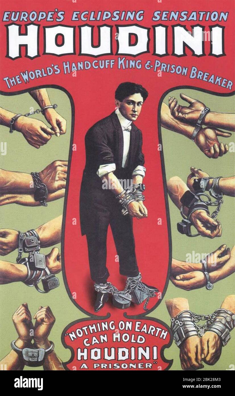 Houdini Magician Kellar Vintage Show Posters CC1086 Postcards Pack 24 cards