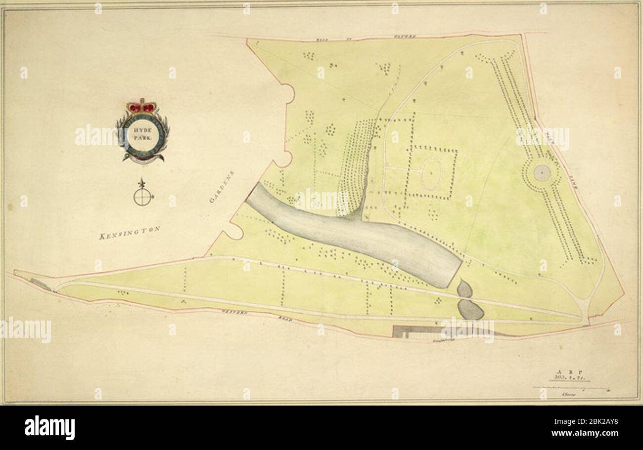 Hyde Park Surveyor; S 1730 Stock Photo Alamy