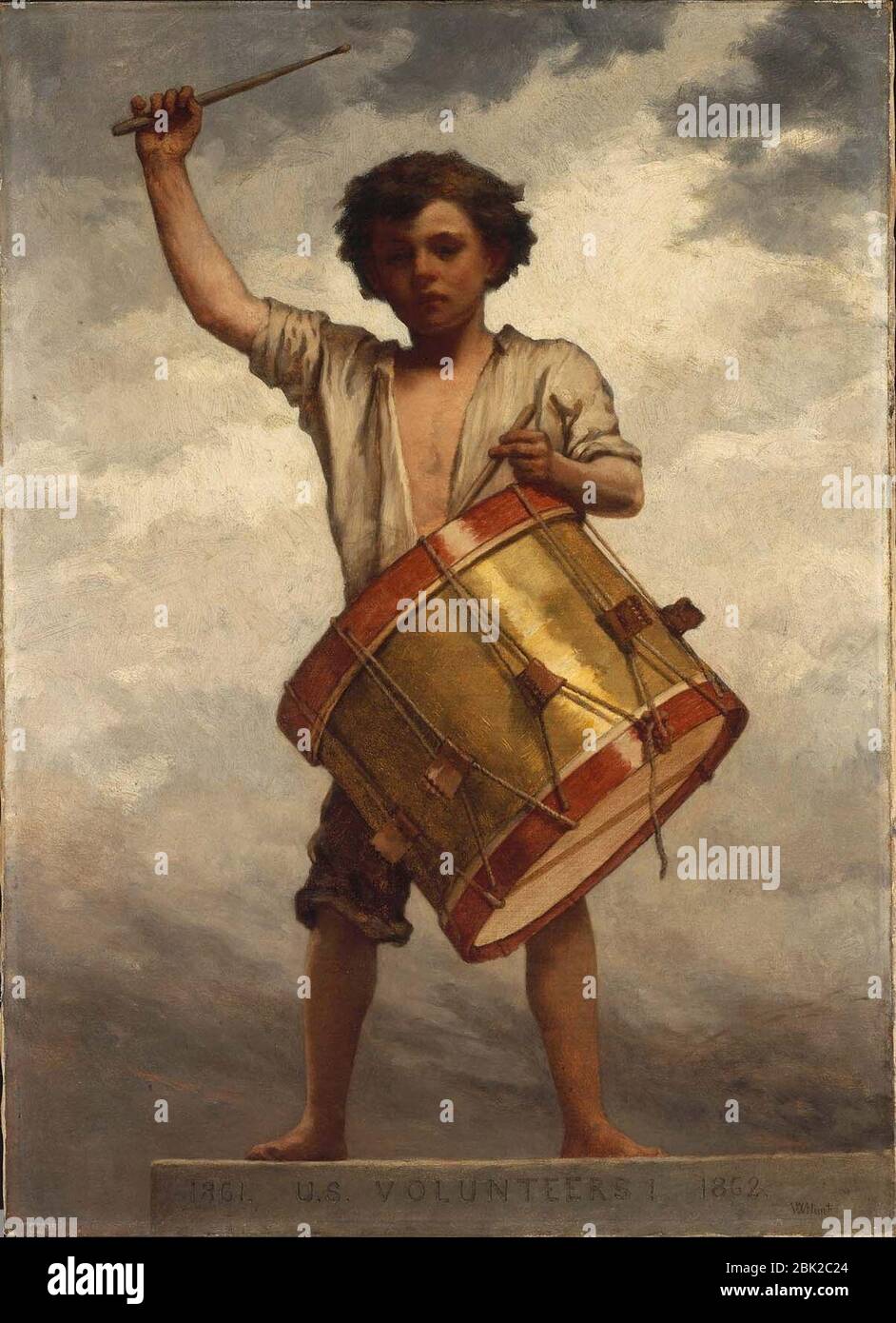 The Drummer Boy, by William Morris Hunt (1824?1879). This painting