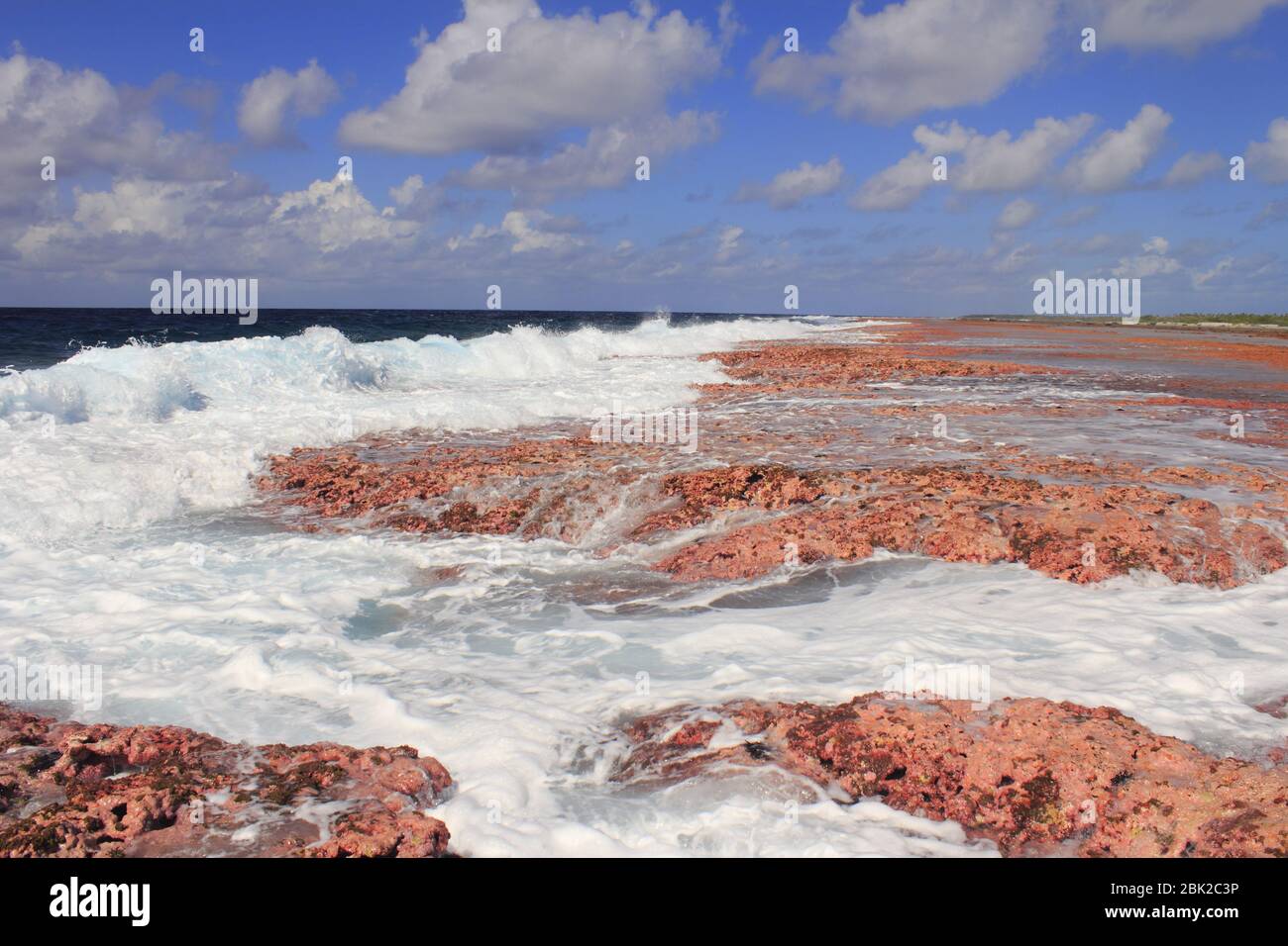 Rangiroa Atoll reef,french polynesia Stock Photo