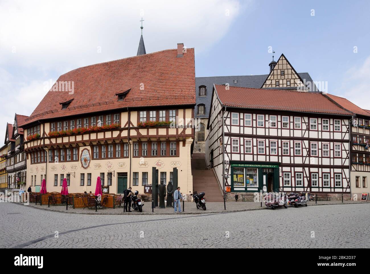 Rathaus, Stolberg, Harz, Sachsen-Anhalt, Deutschland, Europa Stock ...