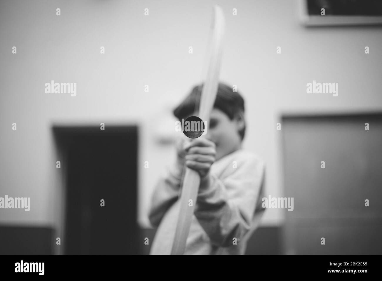 Archery practice Black and White Stock Photos & Images Alamy