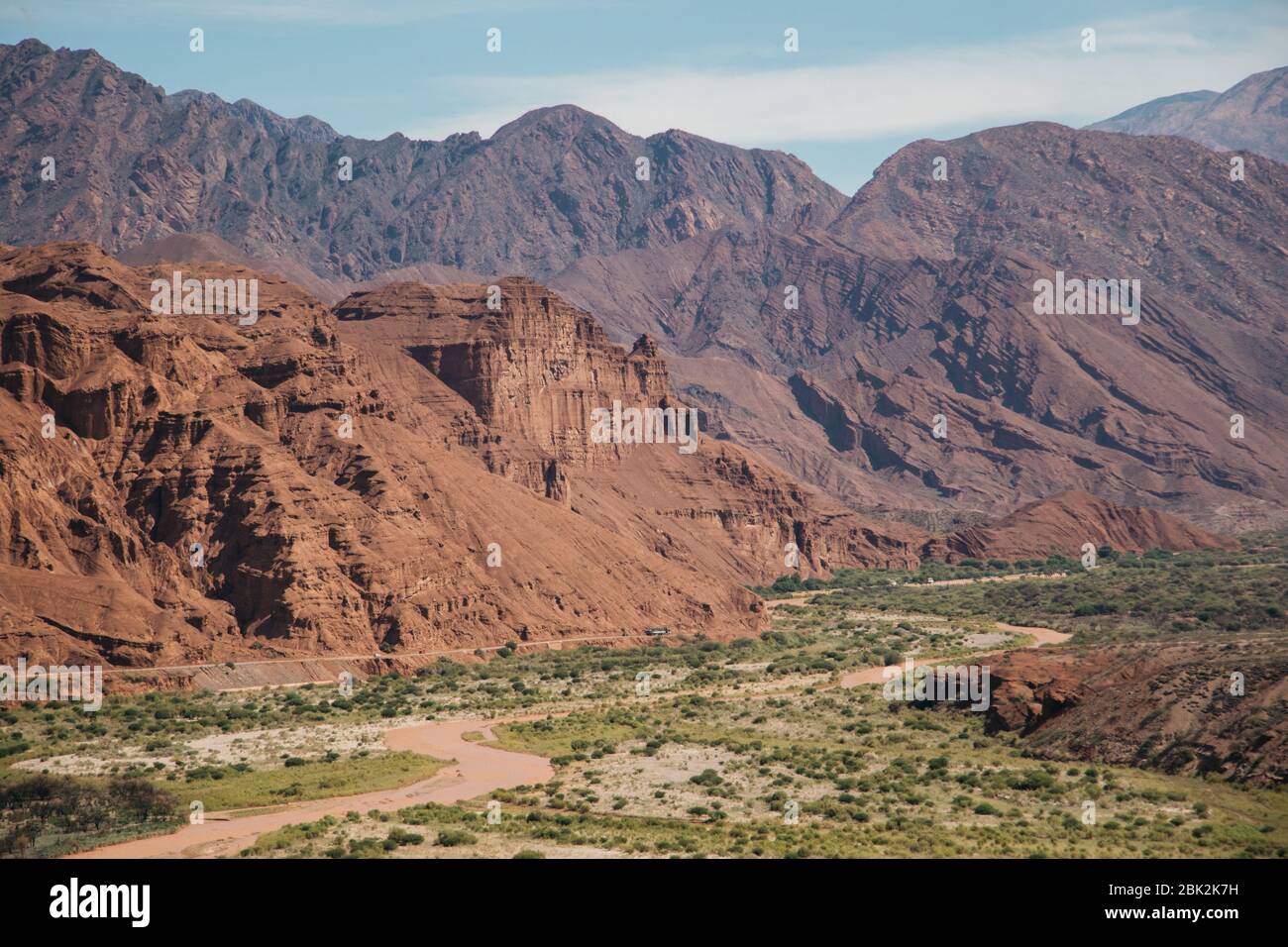 Rock Formations, UNESCO Heritage Site, Jujuy Argentina Stock Photo