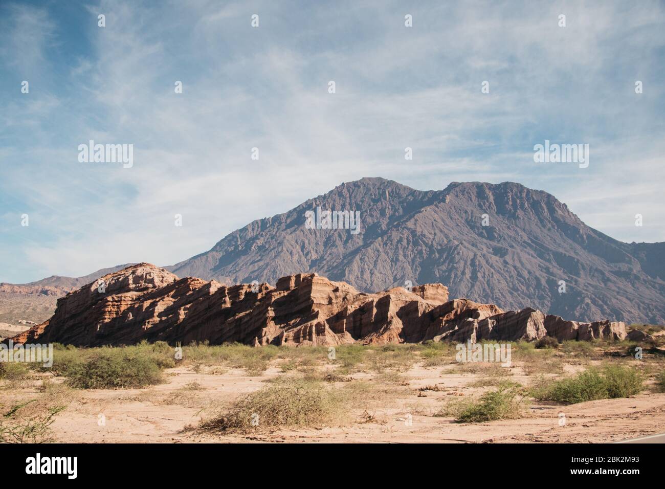 Rock Formations, UNESCO Heritage Site, Jujuy Argentina Stock Photo