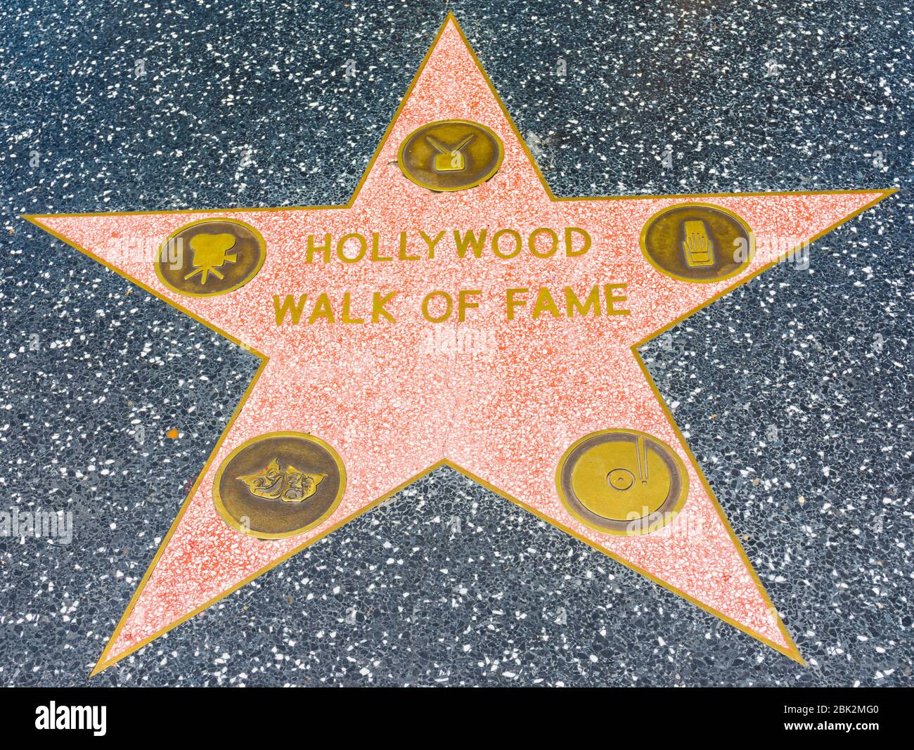 Los Angeles, California, USA - July 22th, 2019: Walk of Fame Stock