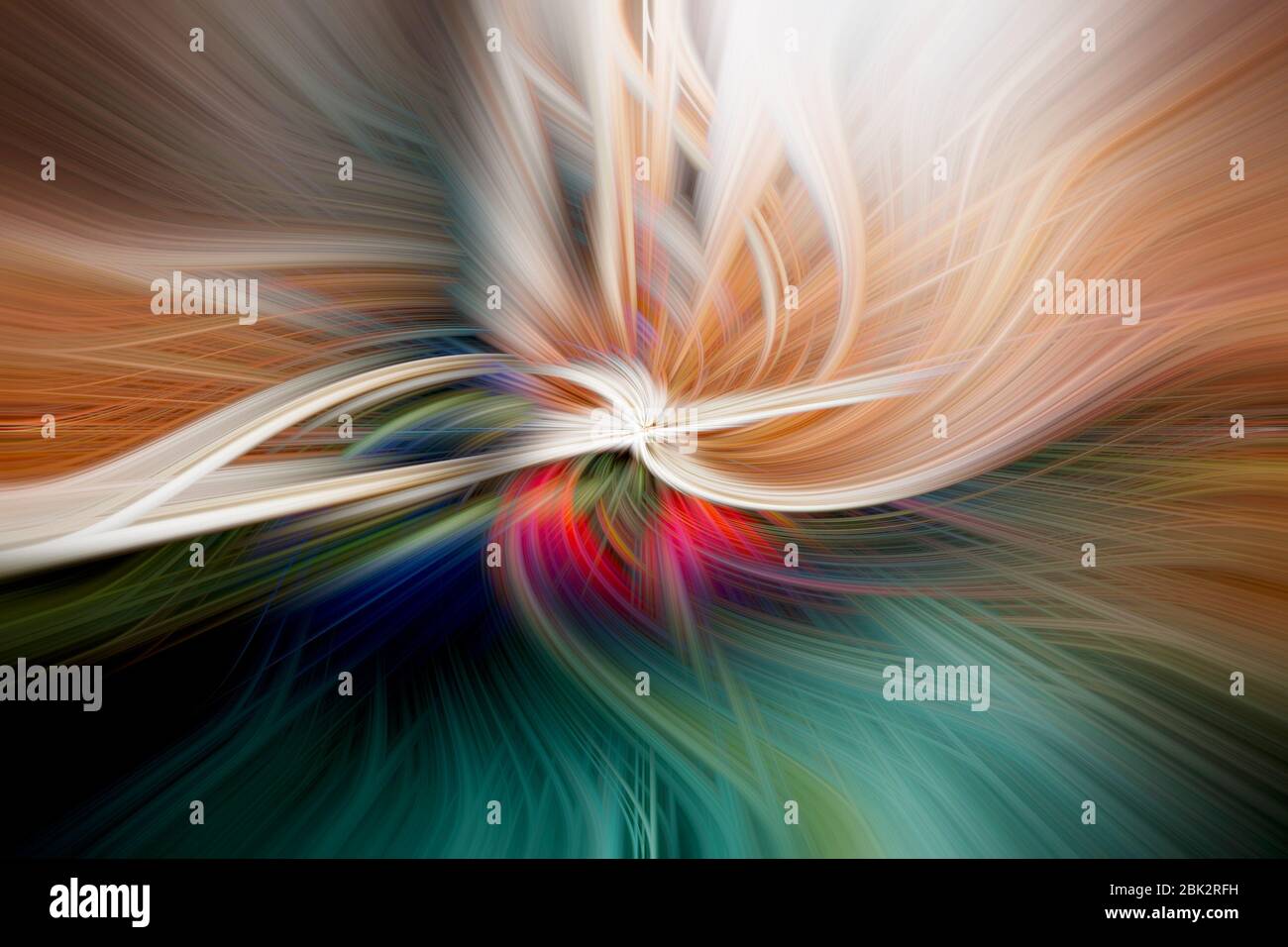 Abstract twisted fractal background,digital twirl design,abstract background Stock Photo