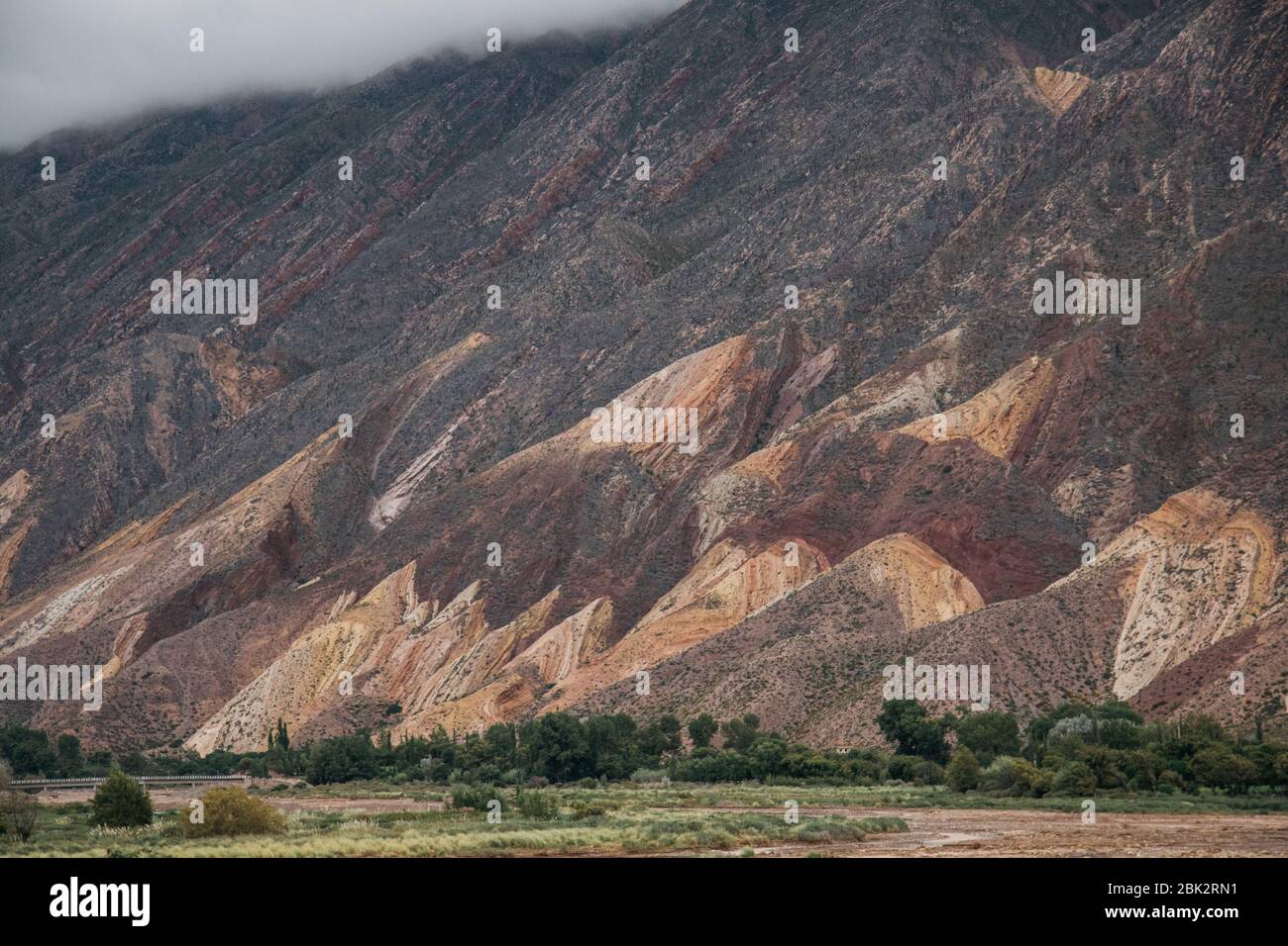 La Paleta del Pintor, Painter 's Palette, Jujuy Argentina Stock Photo