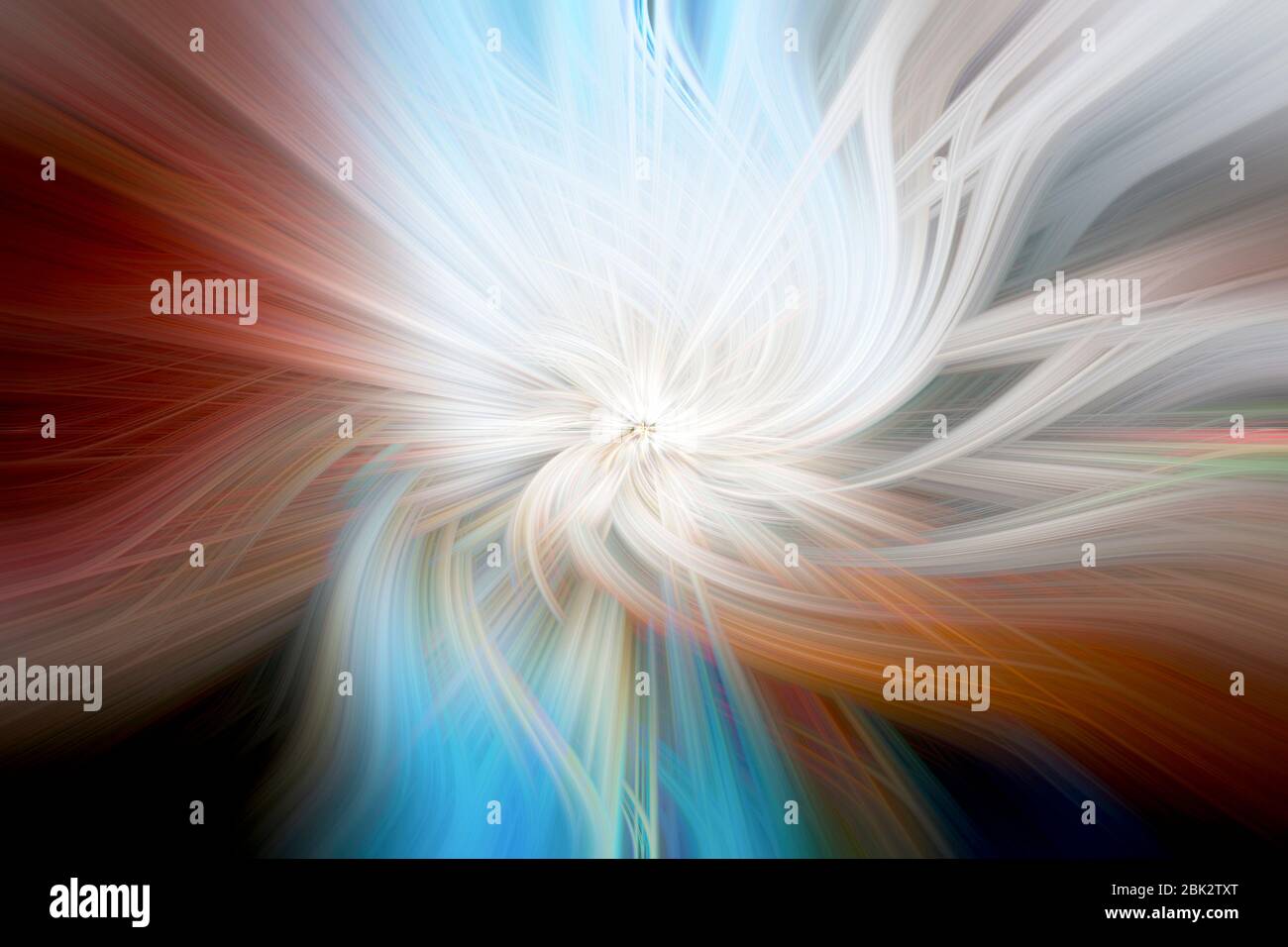 Abstract twisted fractal background,digital twirl design,abstract background Stock Photo