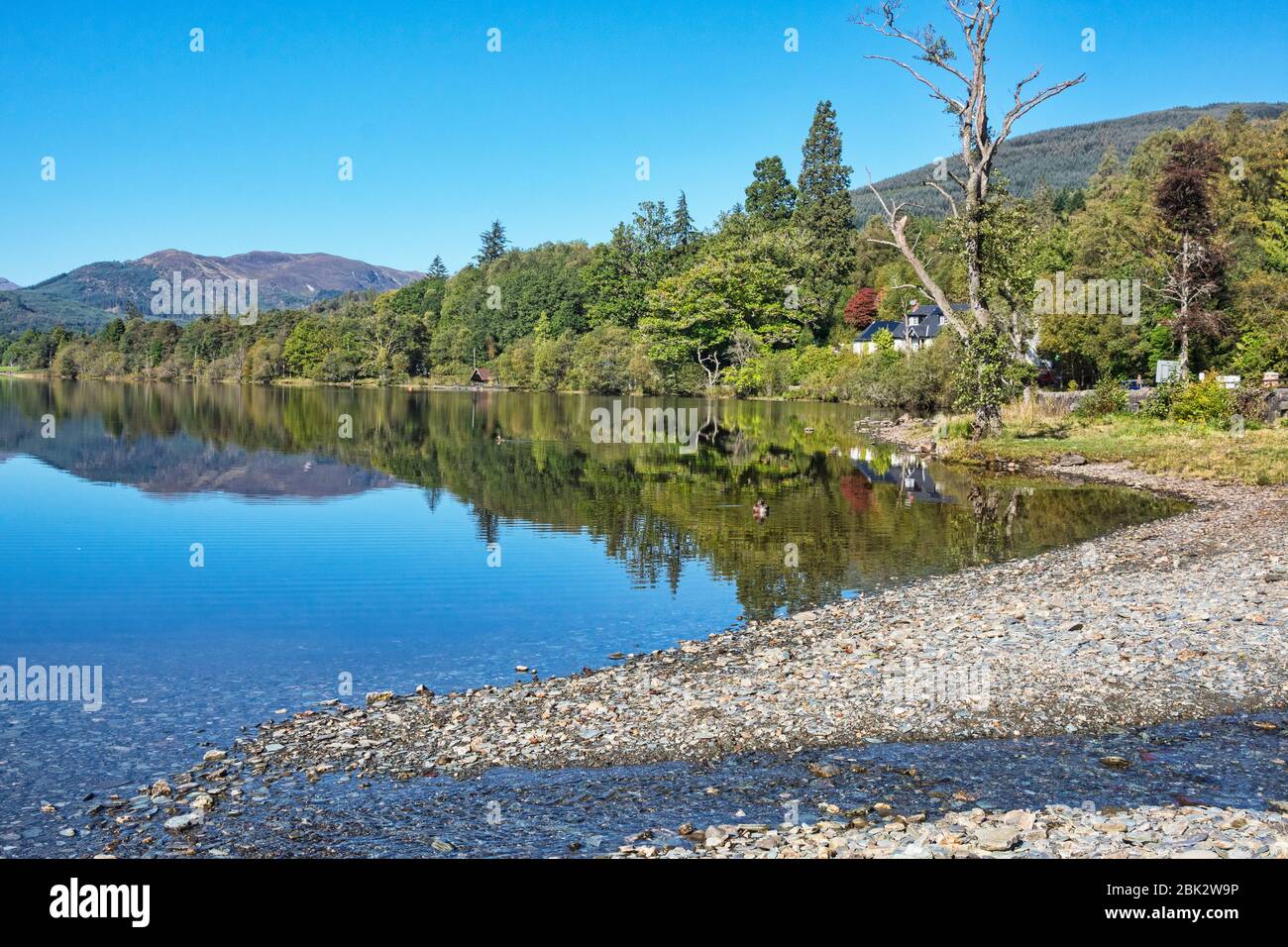 Kin Loch Ard Tranquil heritage hi-res stock photography and images - Alamy