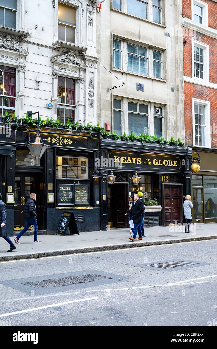 John Keats Plaque, 85 EC2, London Stock Photo Alamy