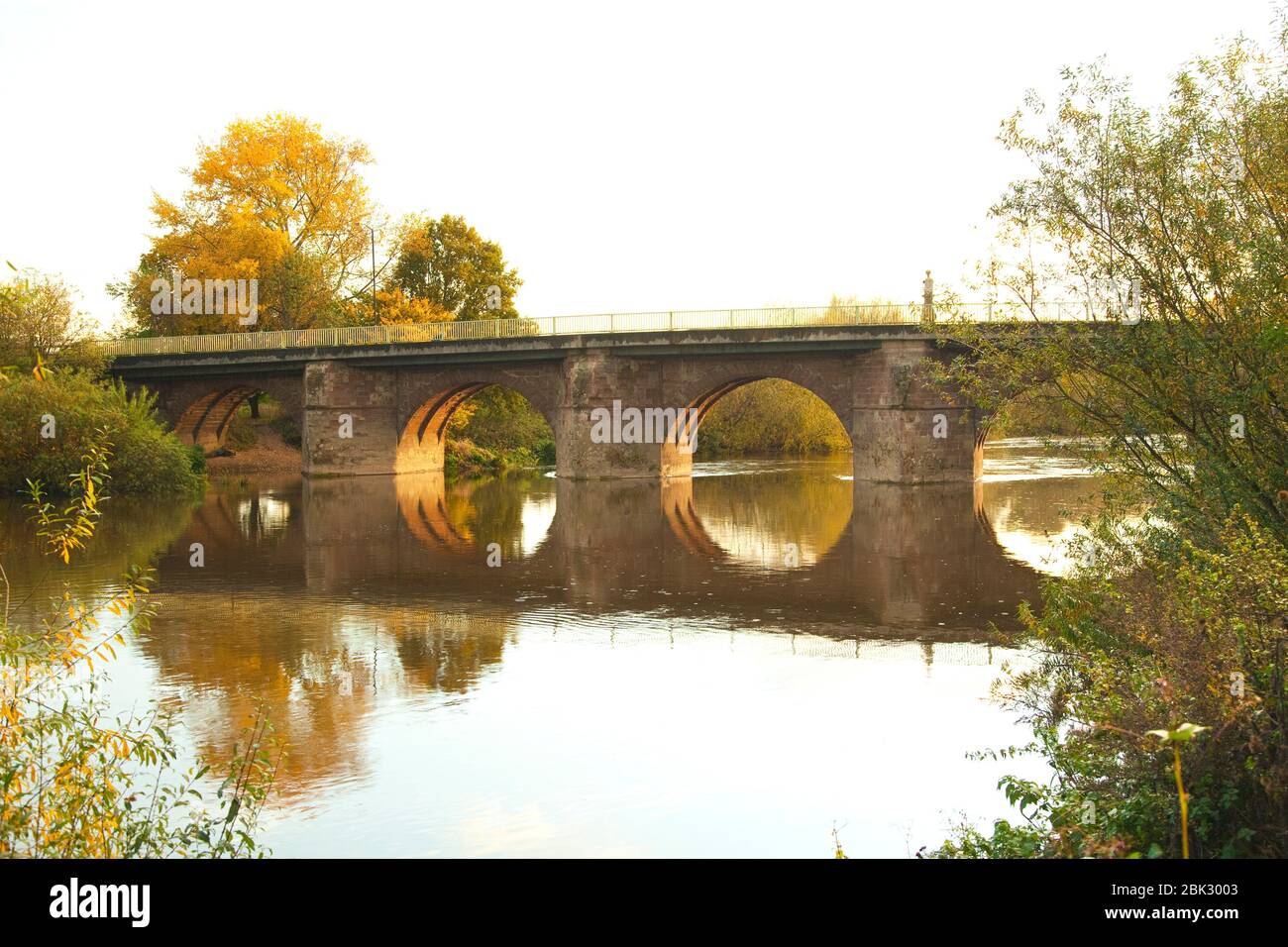 Wilton Bridge, Ross on Wye, River Wye, Herefordshire, England, UK Stock Photo
