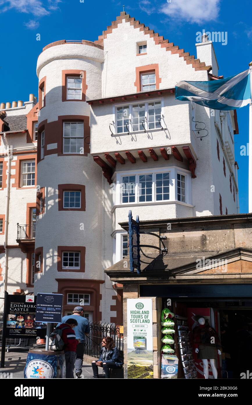 Edinburgh Ramsey Gardens, Flats , Royal Mile, Edinburgh, Scotland, UK