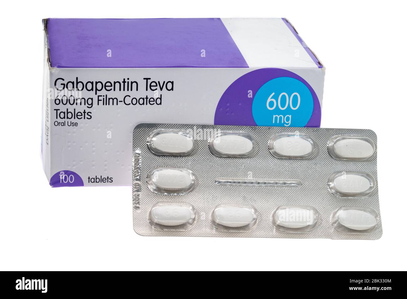 A box of generic Gabapentin pills. Gabapentin is a medication used to treat  epilepsy, neuropathic pain, hot flashes, and restless legs syndrome Stock  Photo - Alamy